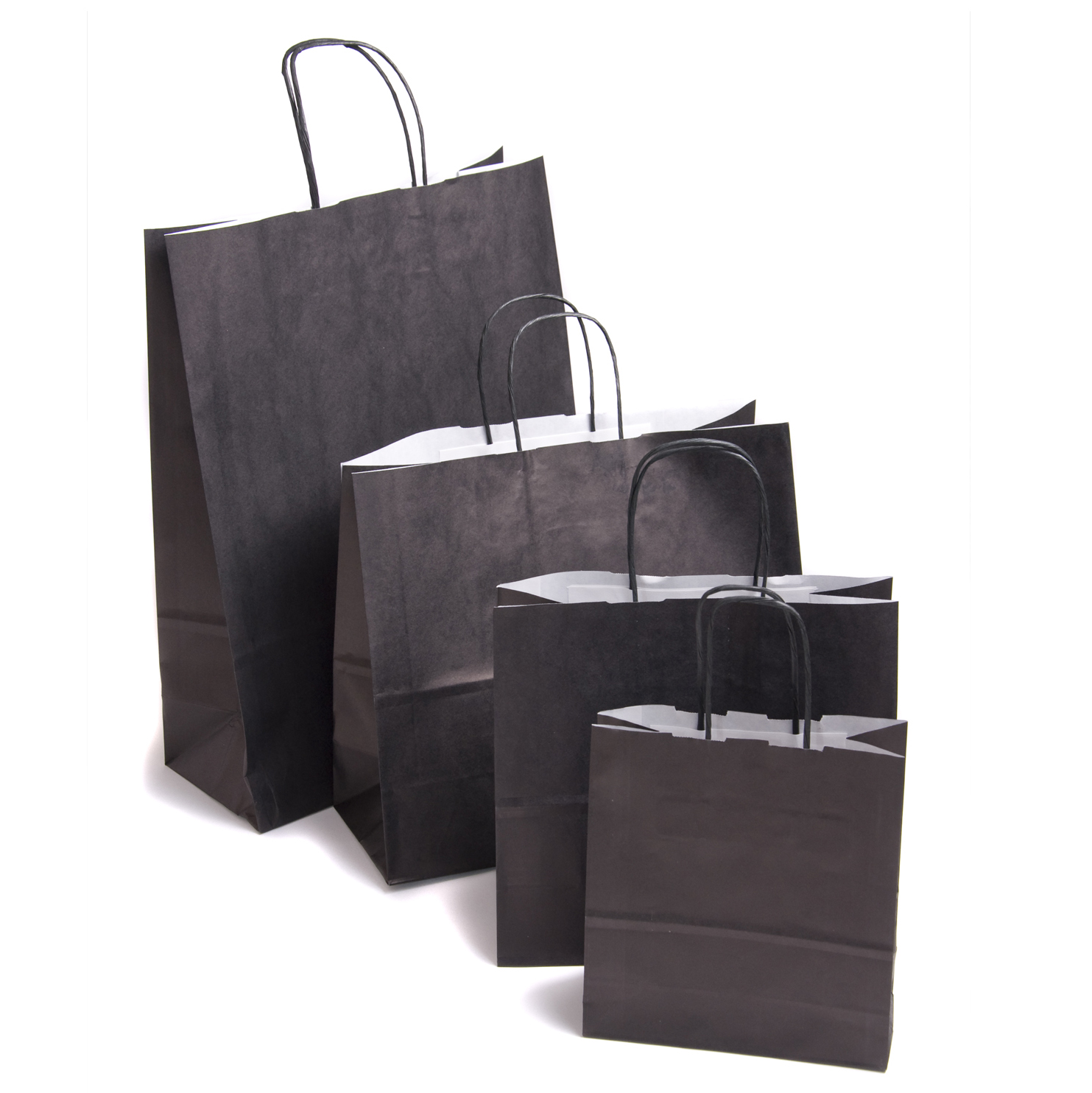 coloured paper carrier bags twist handle