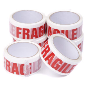 Fragile Packaging Tape, Heavy-Duty Parcel Tape for Packing & Shipping