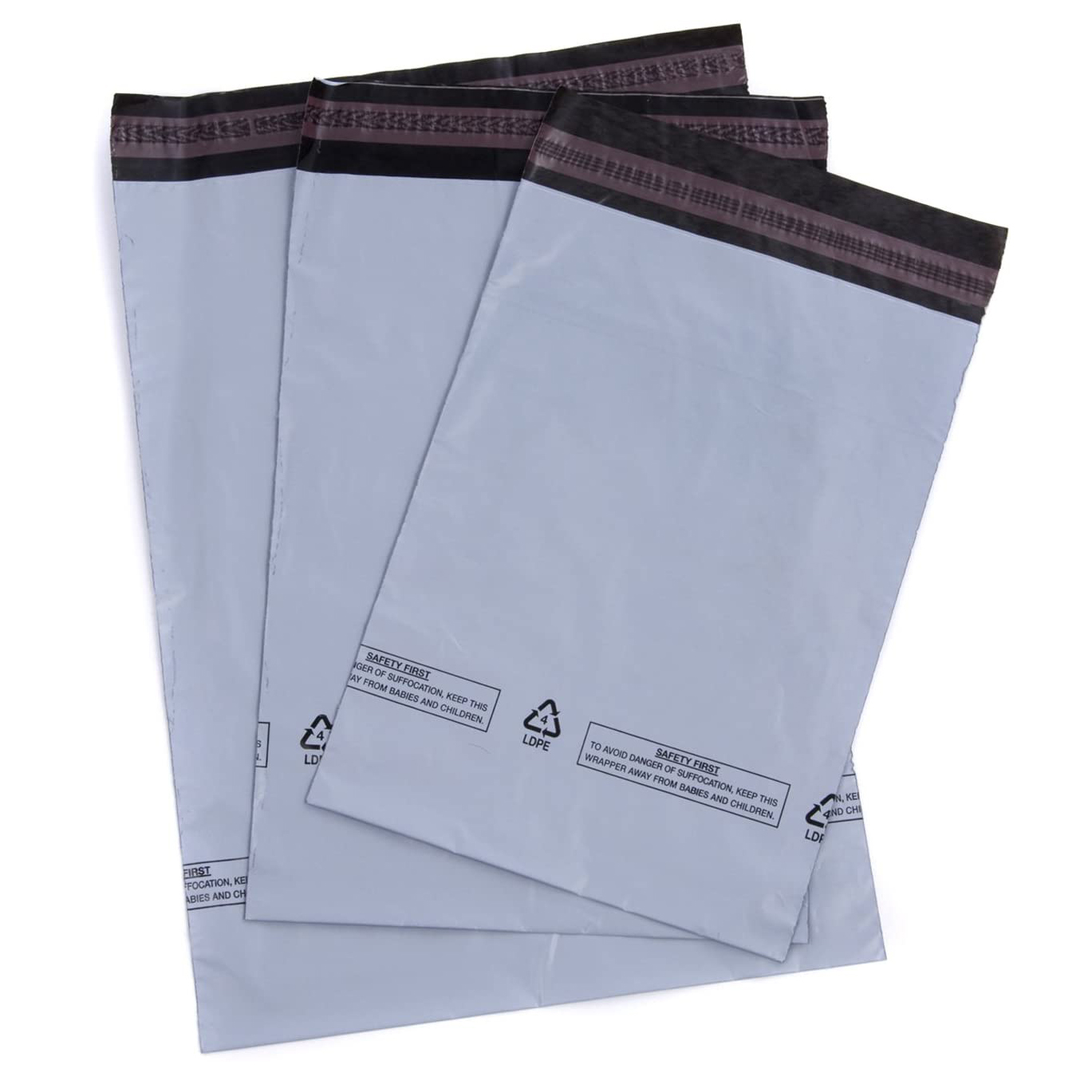 grey mailing bags