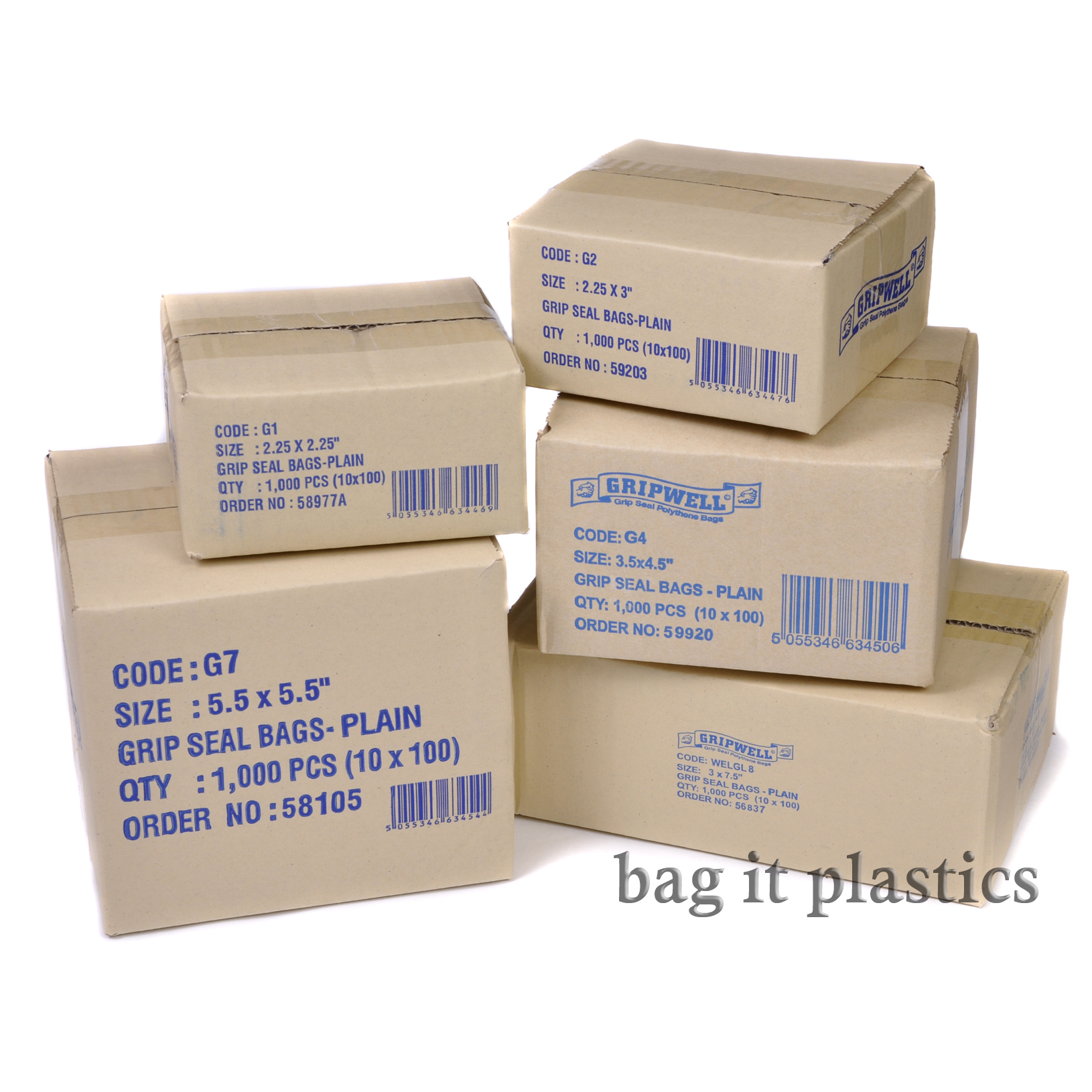 Gripseal bags