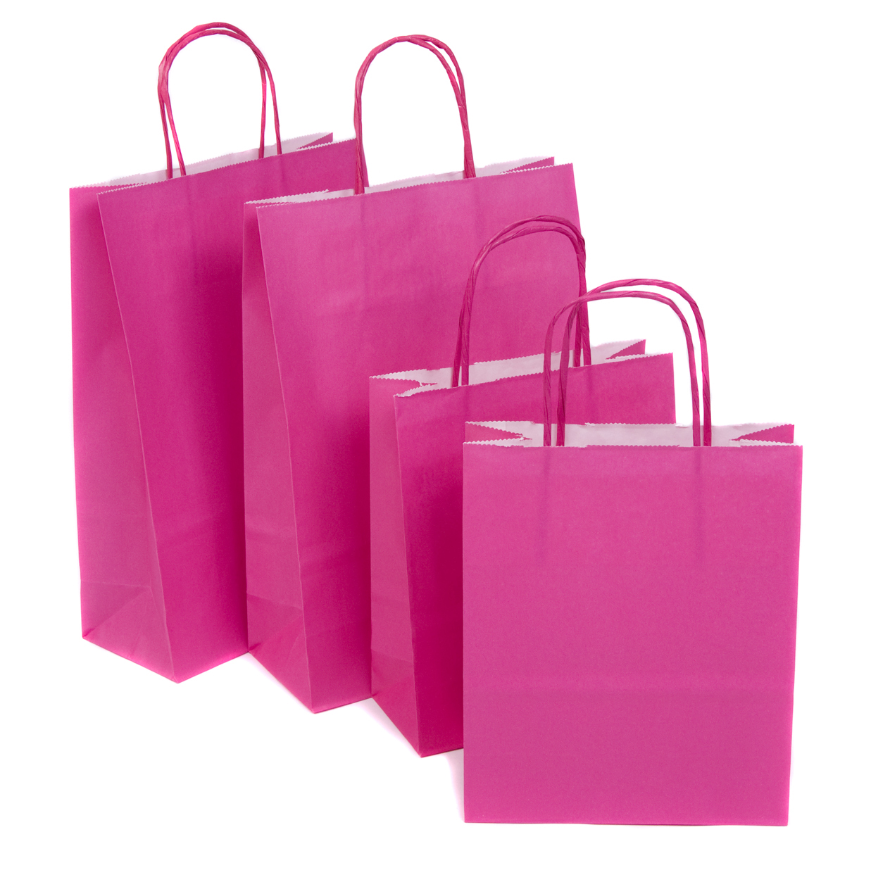 coloured paper carrier bags twist handle